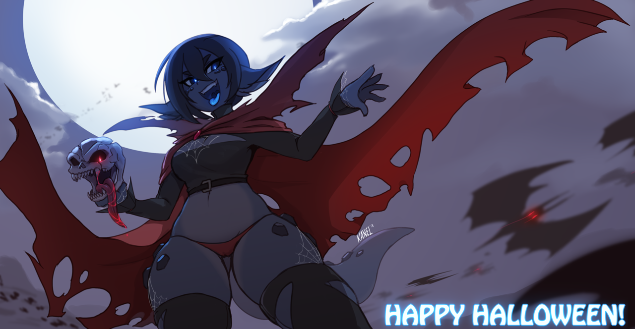 kanelfa:Ay, Happy Halloween! For the first time, thanks to patrons!(had no clue what