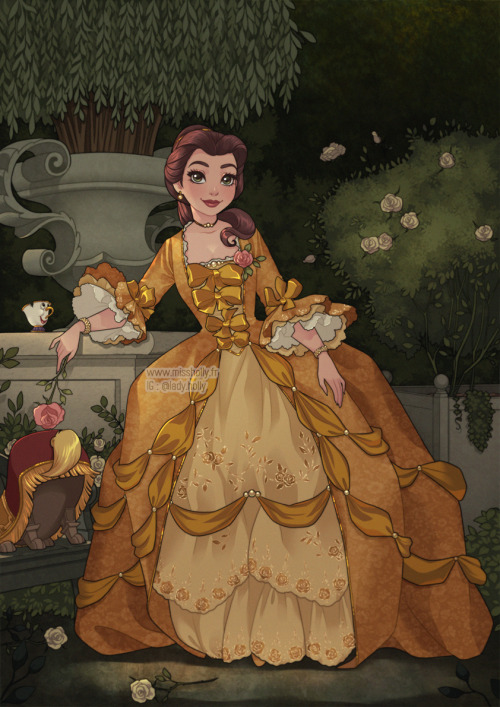 misshollyslair:I’ve played with so many Rococo paintings and done so many Rococo Belles over the yea