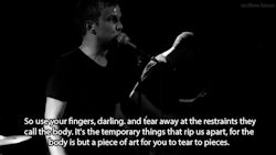 nic0tine-kisses:  La Dispute // A Word of Welcome and of Warning