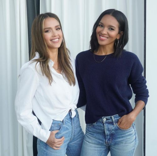 Jessica Alba & Lizzy Mathis