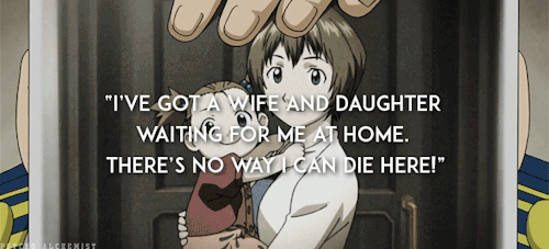 psycho-alchemist:FMAB + Powerful last wordsHappy birthday to Hiromu Arakawa-sensei!! (5/8)