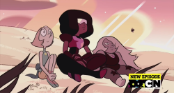 foreversoaringfree:  I thought it would be a fun drawing exercise to redraw a screenshot of one of my favorite moments in the last Stevenbomb. 