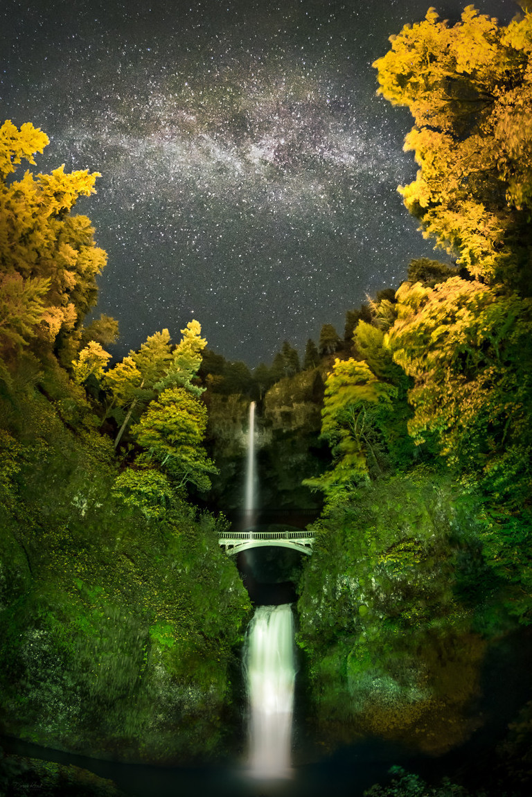 l0stship:  Starry Multnomah - by Derek Kind (source)