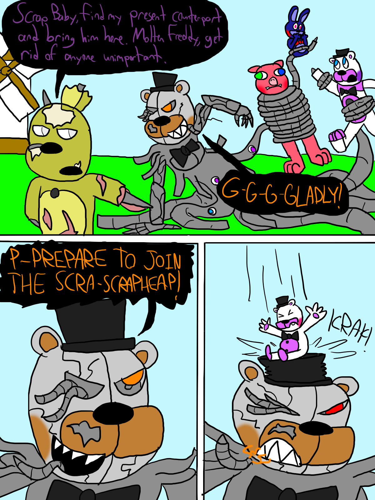 Fnaf sex porn comic springtrap x baby