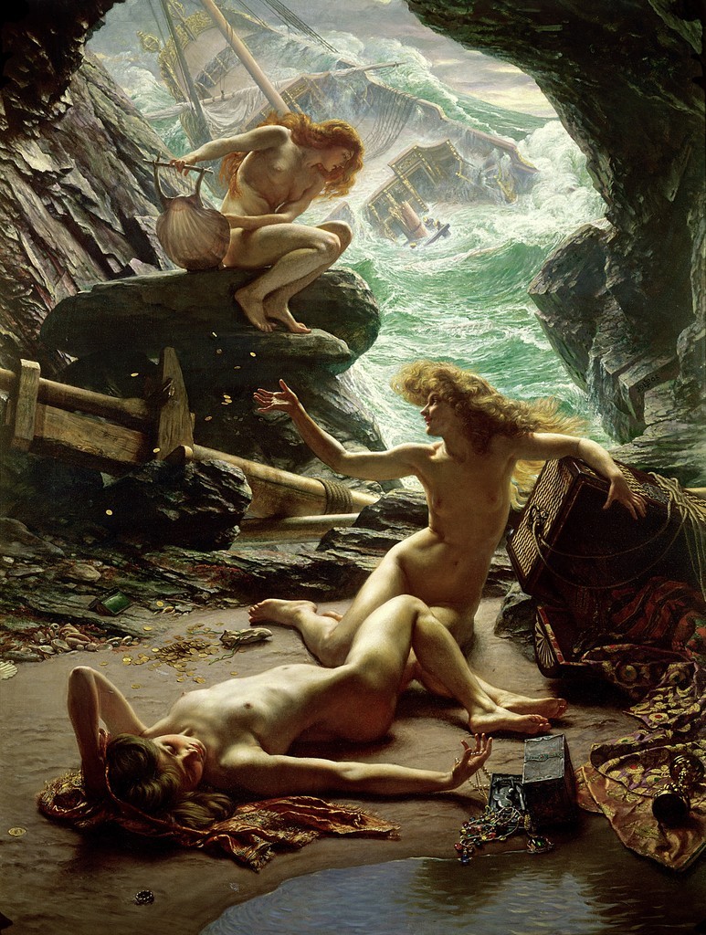 mercurieux:
“ The Cave of the Storm Nymphs by Sir Edward John Poynter, 1903.
”