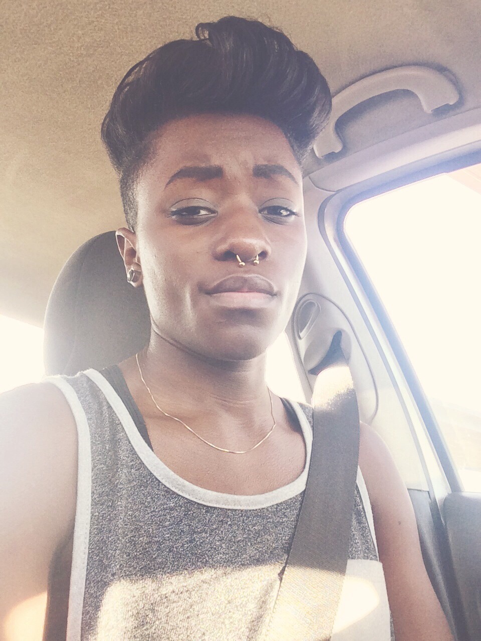 heartsinrevolt:  selfies tagged by peachesnchapinx :)  OOO werk