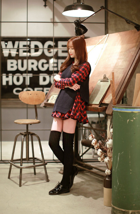 Yesstyle Plaid Shirt-dressBuy it here!