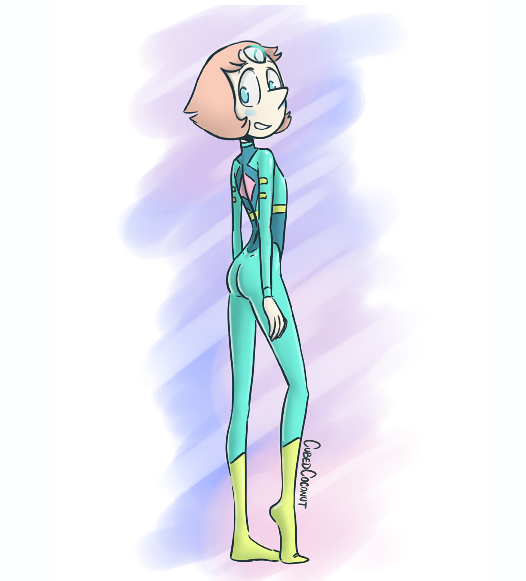 cubedcoconut:  spacesuit Pearl again 