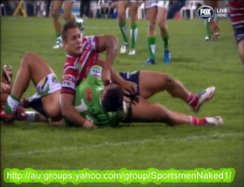 Josh Papalii…..loses his shorts….