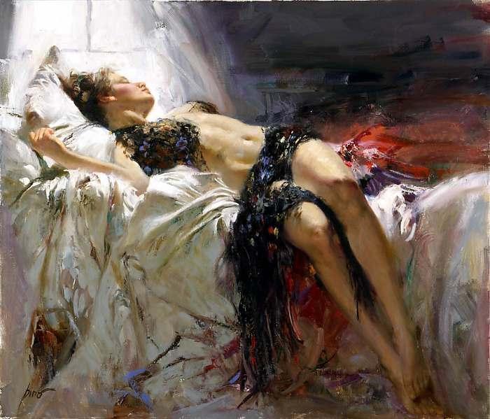 travellingseagull:  Morning Dreams by Pino Daeni 