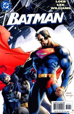 luciouswayne:  fullofcomics:  Batman #612  Whenever I see a cover like this, I always think that Batman is mere seconds away from stabbing Superman in the thigh with a Kryptonite dagger  Or, just shooting him in the head with a kryptonite bullett