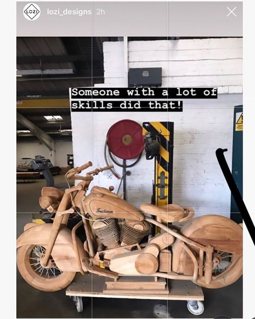 I’m stumped. @indianmotorcycle new model. Wood you believe it. ‍♂️....#dadjokes #indianmotorcycle #w