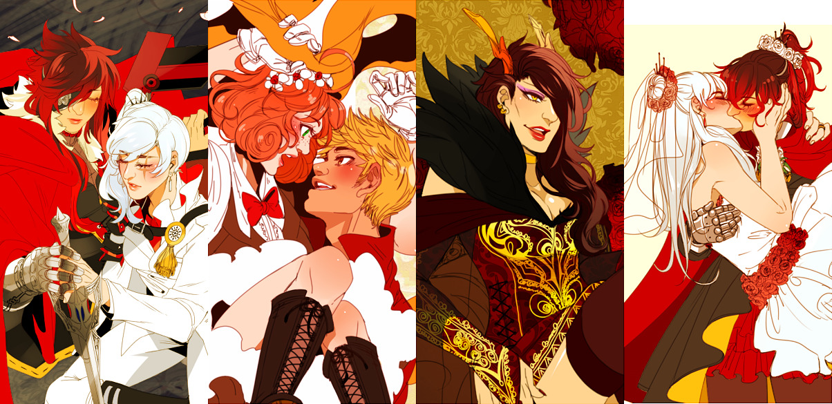 xuunies:my favorite rwby works so far..much thanks for 11,500+ followers! owolinks