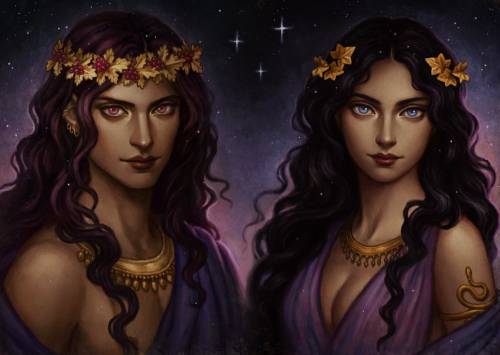 Dionysus and Ariadne by Caroline Jamhour