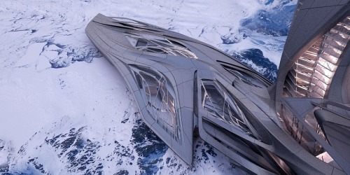 cubebreaker:Sergiu-Radu Pop designed the Transformable Antarctic Research Facility to mimic its jagg