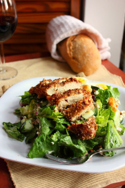 do-not-touch-my-food:  Brown Sugar &amp; Pecan Crusted Chicken 