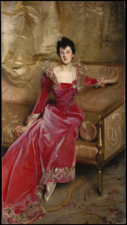 Portrait Mrs. Hammersley, by John Singer Sargent, Metropolitan Museum of Art, New York City.