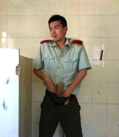 gay-asians:  asian soldier gay big cock
