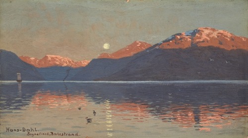 Der Sognefjord bei Balestrand, Hans Dahl, ca. 1920?, Private Collection