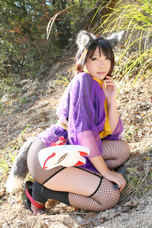 Cute Cosplay Girl Higurashi Rin (Kitsune-Chan) 1-27