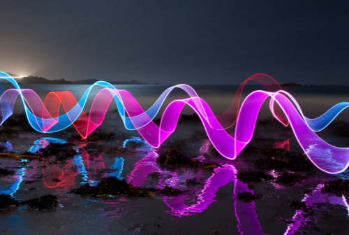 LIGHT PAINTING - Painted Neon Lights in Landscapes Without computer editing, photographer David Gill