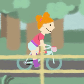 A bike cycle for an upcoming short film. Meet Delia!
