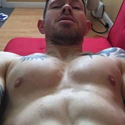 gaycomicgeek:  acctforcocks:  gaycomicgeek:  Long day, lots of working out and cardio. Hey what are you doing down there? No innuendo meant at all…right… #gaygeek #GayComicGeek  Oh nothing  Best caption and response ever!