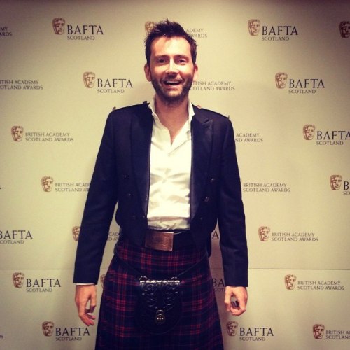 davidtennantontwitter:Photo by @BAFTA of David Tennant at #BAFTAScot14