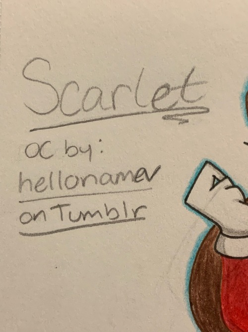 🄷🄴🅈(•̀’◡’•̀)ﾉsooorry For Bother Idk If You Do Art Respust But Can You Draw Scarlet