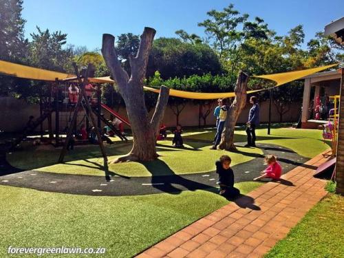 Pristine year-round nursery school playground with artificial grass in Centurion, Pretoria, Tshwane,