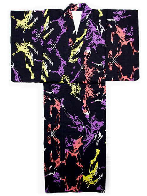 Sleek Rumi Rock “Evangelion” unisex yukata (I really like the last one: so dynamic!)