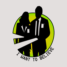 “Mulder and Scully”Available in contrast tanks, t-shirts, tote bags, mugs and more at RE