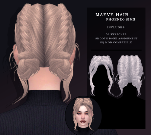 phoenix–sims: MAYA HAIRDOWNLOAD DEA BRAIDS WITH BANDANA DOWNLOAD MAEVE HAIRDOWNLOAD✨ SANA 