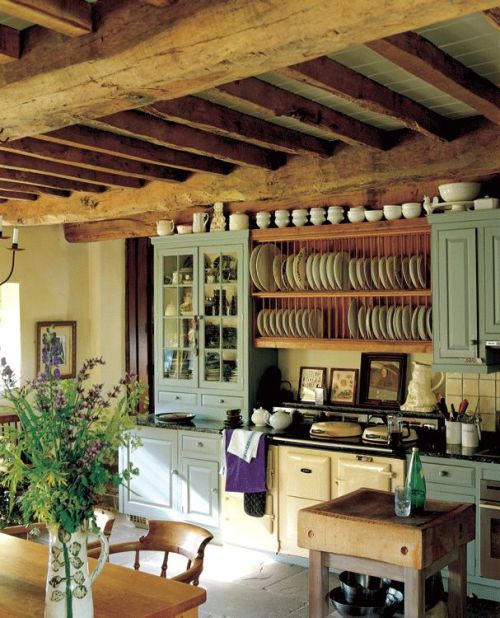 homedecoratingx:An English cottage kitchen