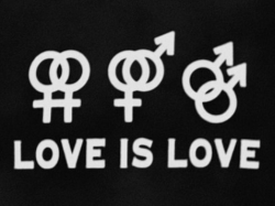 chico-diferente:  LOVE IS LOVE ♀ ♀ ♀ ♂   ♂ ♂