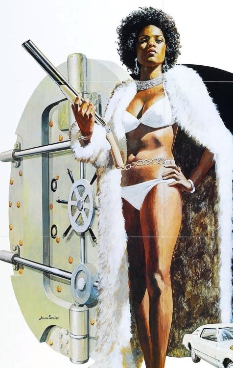 fyblackwomenart:Jeannie Bell Movie Poster for ‘TNT Jackson’ 1974 by Robert McGinnis