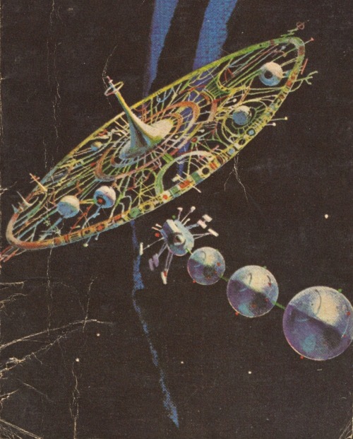 70sscifiart:    1969  Jack Gaughan cover art to ‘Phoenix Ship,’ by Walt and Leigh Richmond