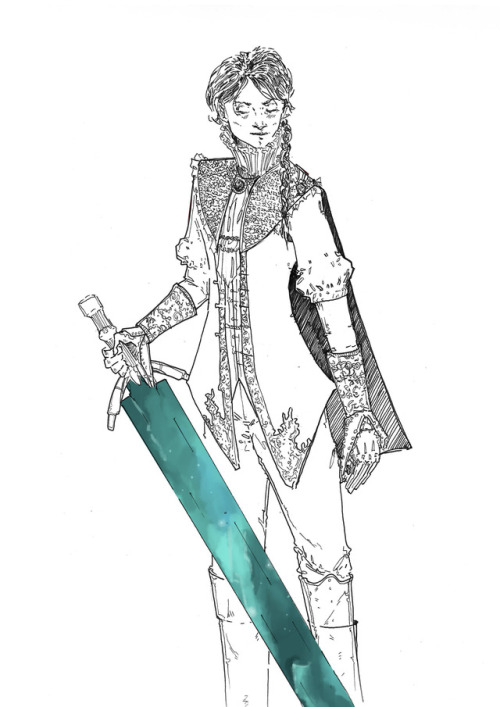 onehundredjawas:Well… i became a bloodborne fan!My poor Frances <3 and her mighty sword!