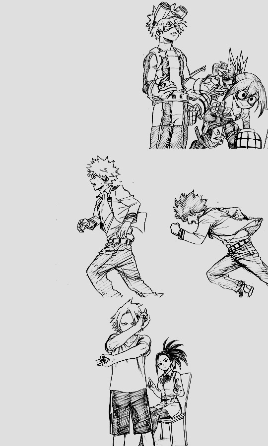 Promote Volumes Sketches(vol. 1-12 & 16-24) And Extra Pages (vol. 13-15) By Horikoshi Kohei