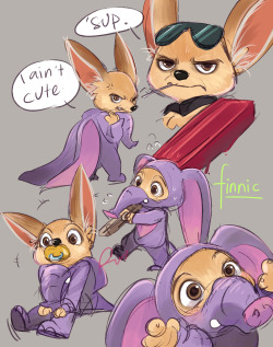 tsurugami:  i love Nick. But hey, we can’t just ignore Finnick the fennec fox, right? He deserves some love. *whoops i forgot the ‘k’ at the end* 