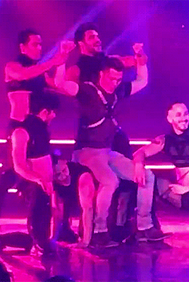 zacefronsbf:  Colton Haynes at Britney Spears’ “Piece of Me” show in Las Vegas