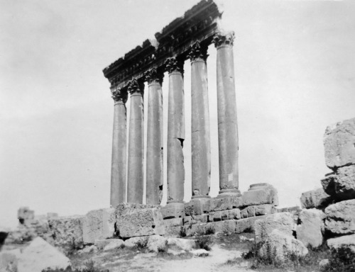 deathandmysticism: Ruins of a Baalbek temple, A Month in Palestine and Syria, 1891