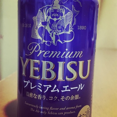 ヱビスの青缶。んまーっ  #yebisubeer #beer #beerlover #ビール #麦酒 #ヱビスビール  www.instagram.com/watercat2016/p