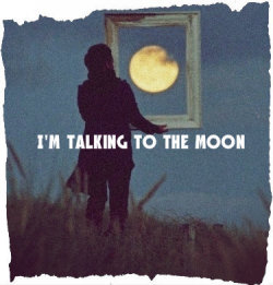 Le-Bel-Air:  Talking To The Moon🌕 | Via Tumblr On We Heart It. Http://Weheartit.com/Entry/82774086/Via/Annihoie