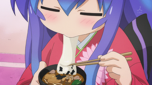 Anime Food Girl Eating GIF  GIFDBcom