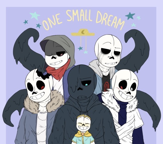 Today is the birthday of the dreamtale AU! art by Song_A on tumblr