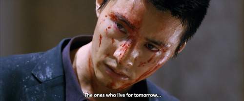 ― The Man From Nowhere (2010)“The ones who live for tomorrow get fucked by the ones who live for tod