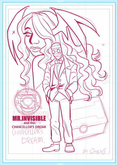Cover concept for a special episode of Mr.Invisible written by J.R Cullen. He wrote it as a birthday