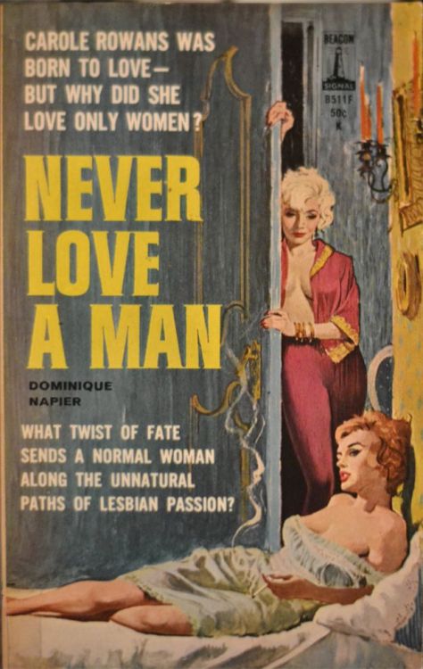 Lesbian pulp fiction book covers