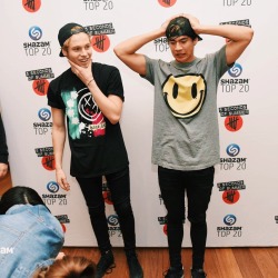 toolucas:  Calum and Luke’s reaction when